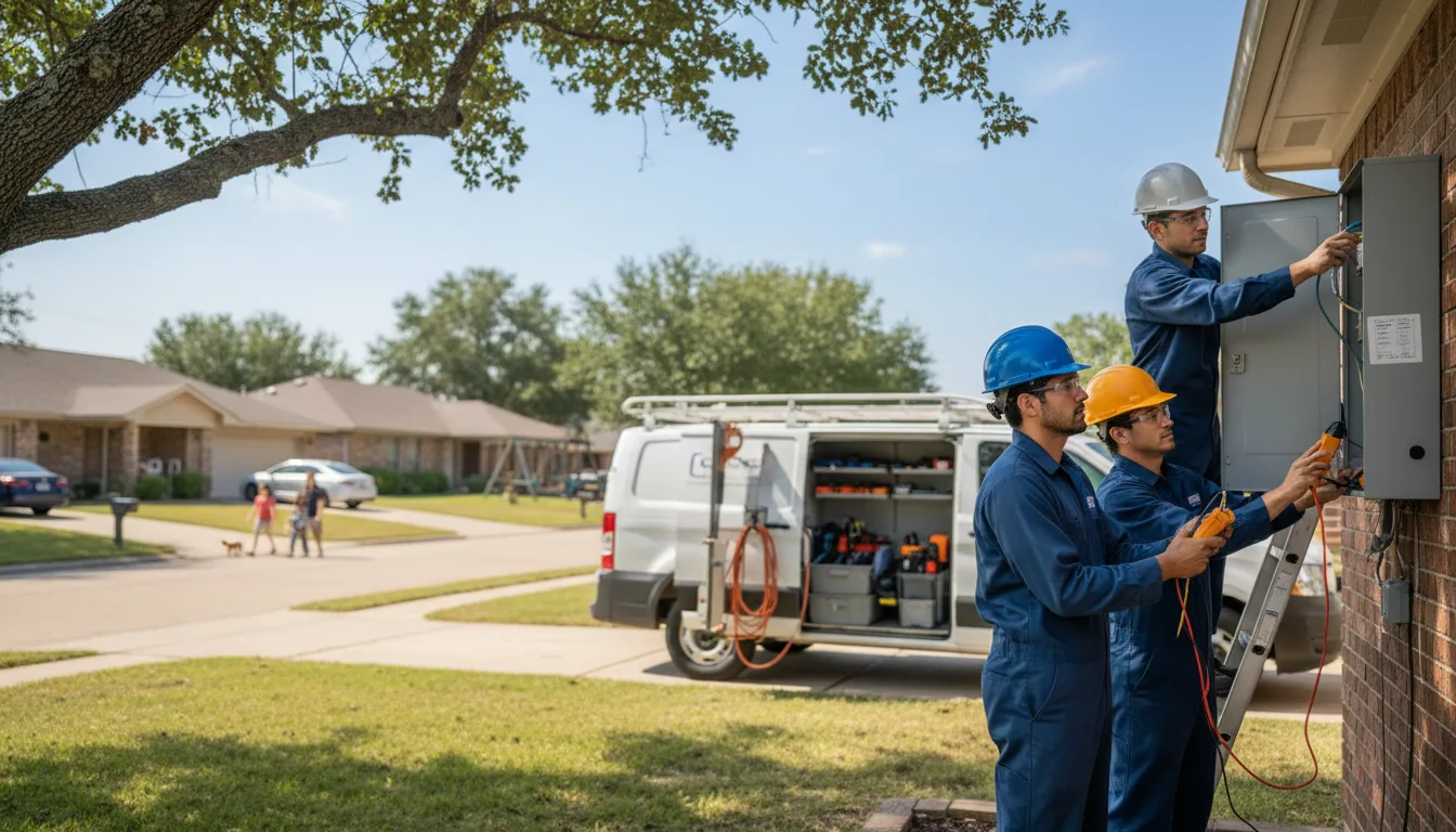 Certified electrician providing emergency electrical services in Alexis, IL